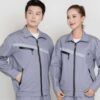 Quần áo bảo hộ công nhân sản xuất quạt điện
