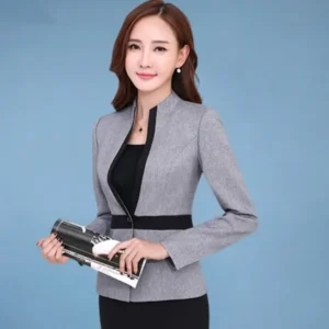 vest nữ xám