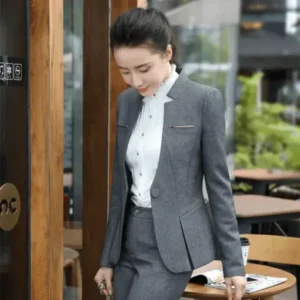 vest nữ xám